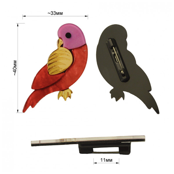 Брошь на булавке